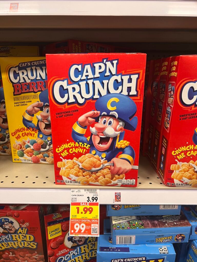 capn crunch kroger shelf image