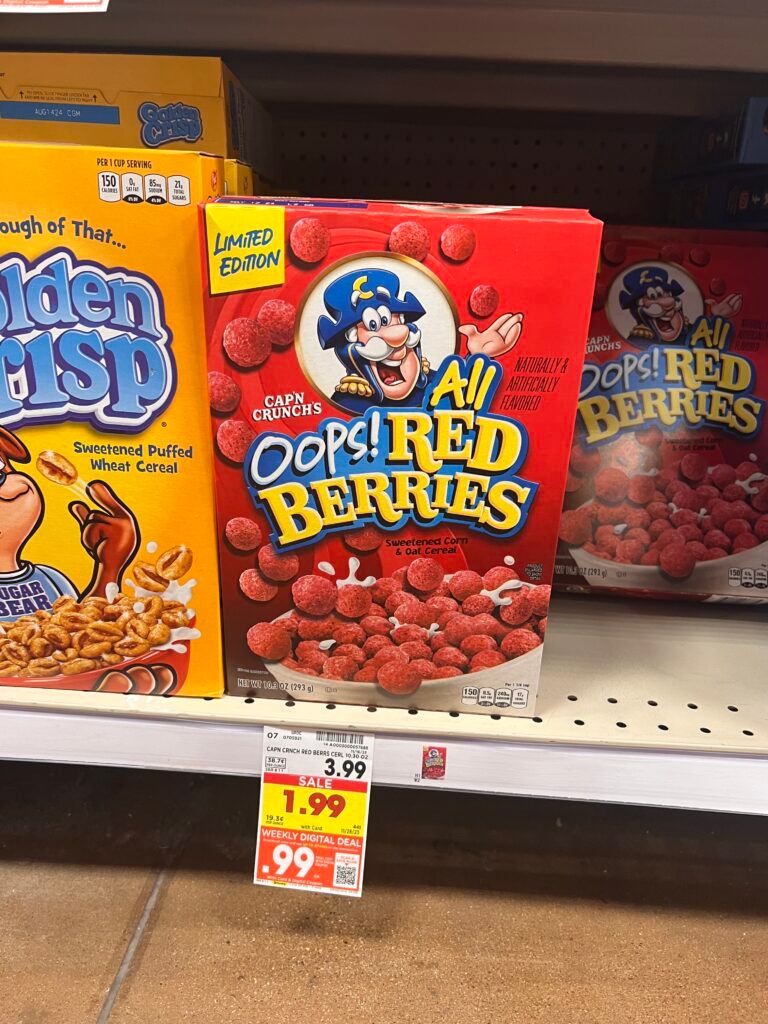 capn crunch kroger shelf image