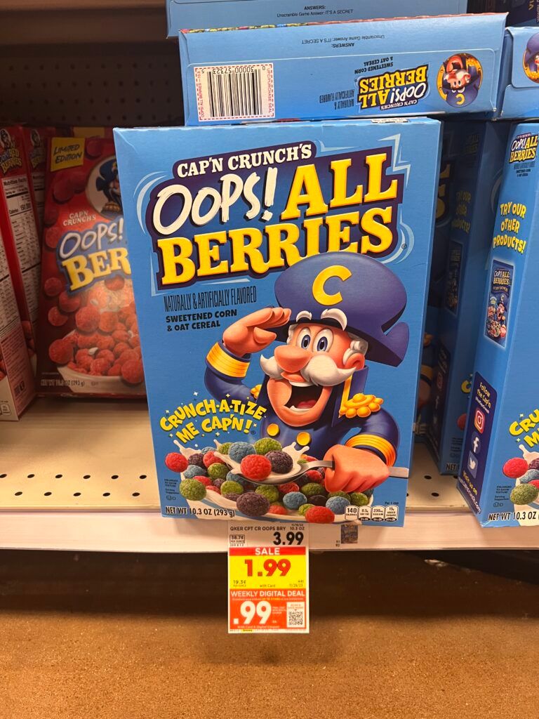 capn crunch kroger shelf image