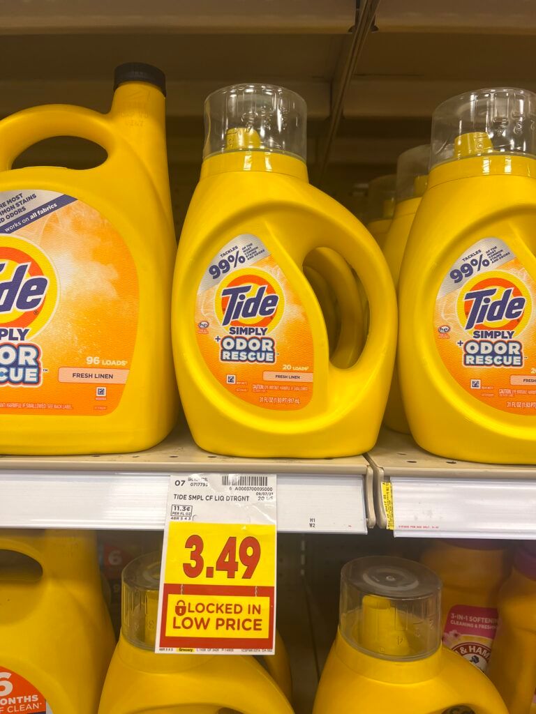 tide simply kroger shelf image  