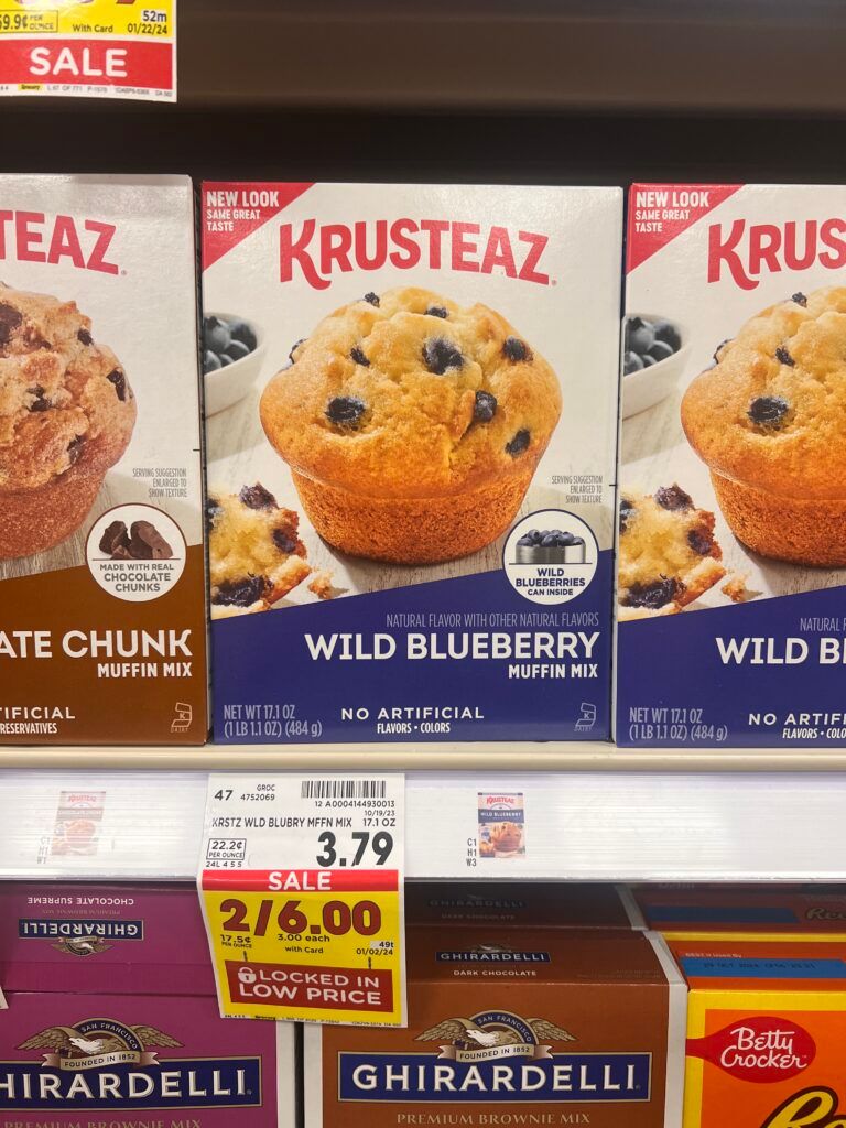 krusteaz kroger shelf image