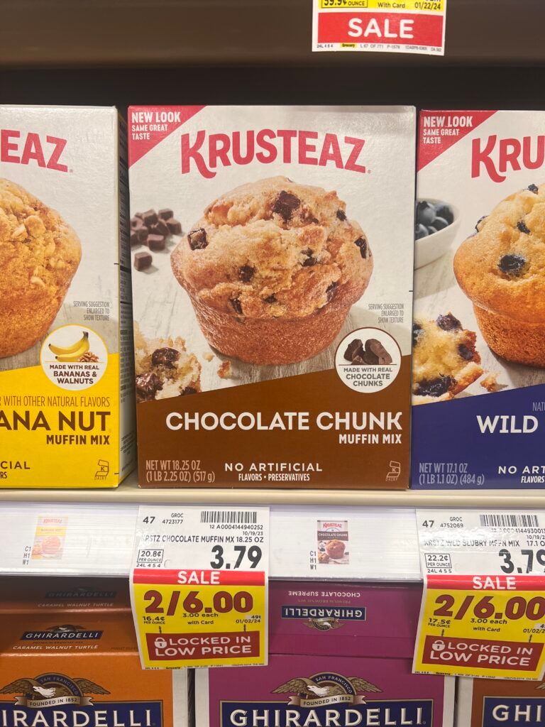 krusteaz kroger shelf image