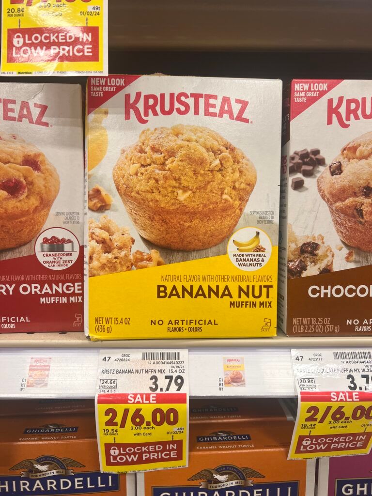 krusteaz kroger shelf image