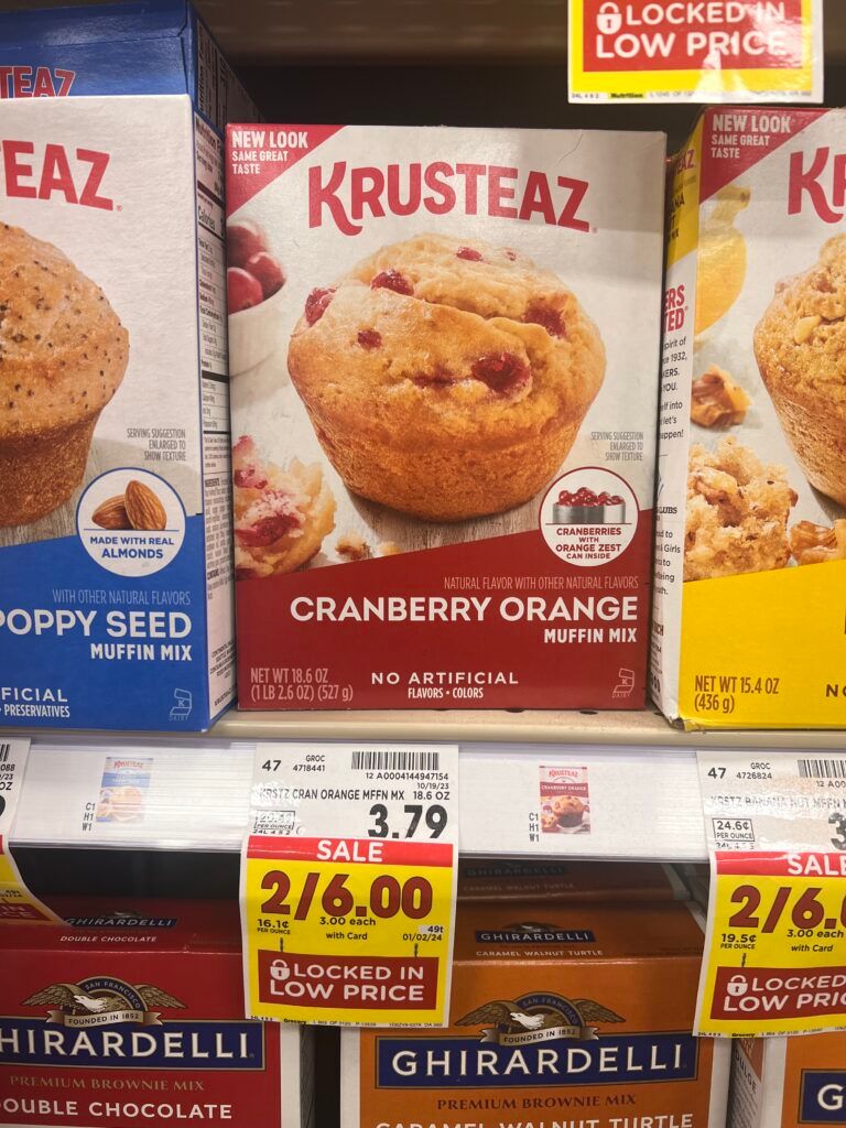 krusteaz kroger shelf image