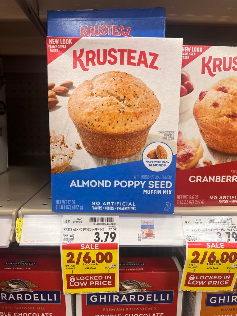 krusteaz kroger shelf image