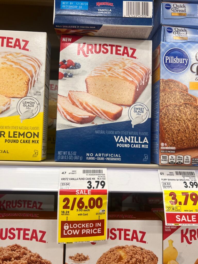 krusteaz kroger shelf image