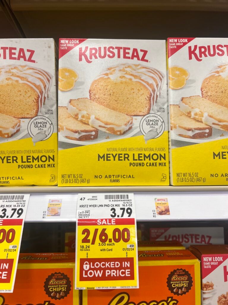krusteaz kroger shelf image