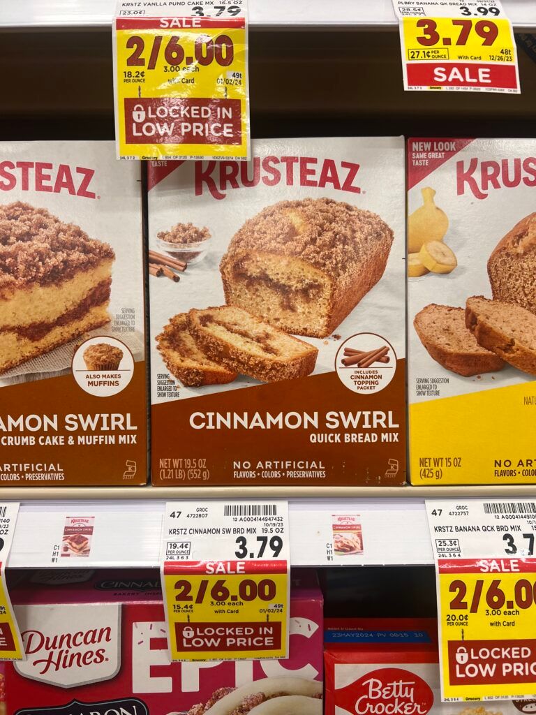 krusteaz kroger shelf image