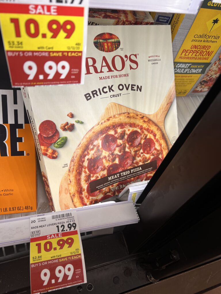 raos pizza kroger shelf image