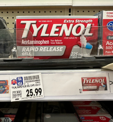 Tylenol Rapid Release 225 ct Kroger Shelf Image