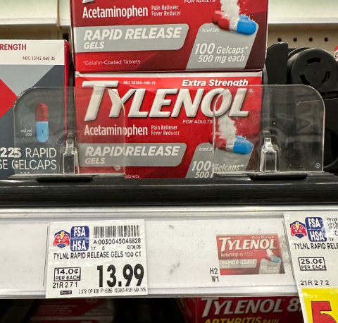 Tylenol Rapid Release 225 ct Kroger Shelf Image
