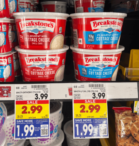 Breakstone's Cottage Cheese Kroger Shelf Image