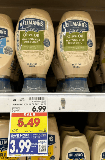 Hellman's Mayonnaise Kroger Shelf Image2