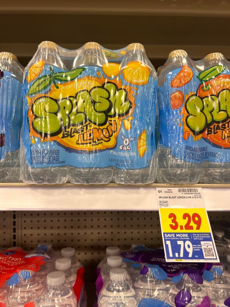 splash water kroger shelf image