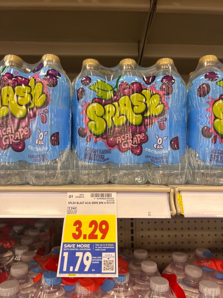 splash water kroger shelf image