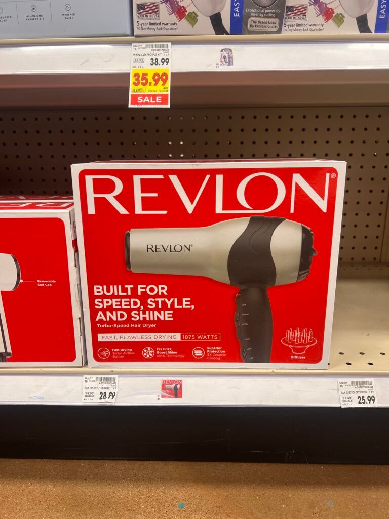 revlon hair appliances kroger shelf image
