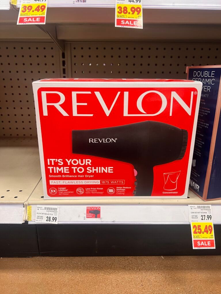 revlon hair appliances kroger shelf image