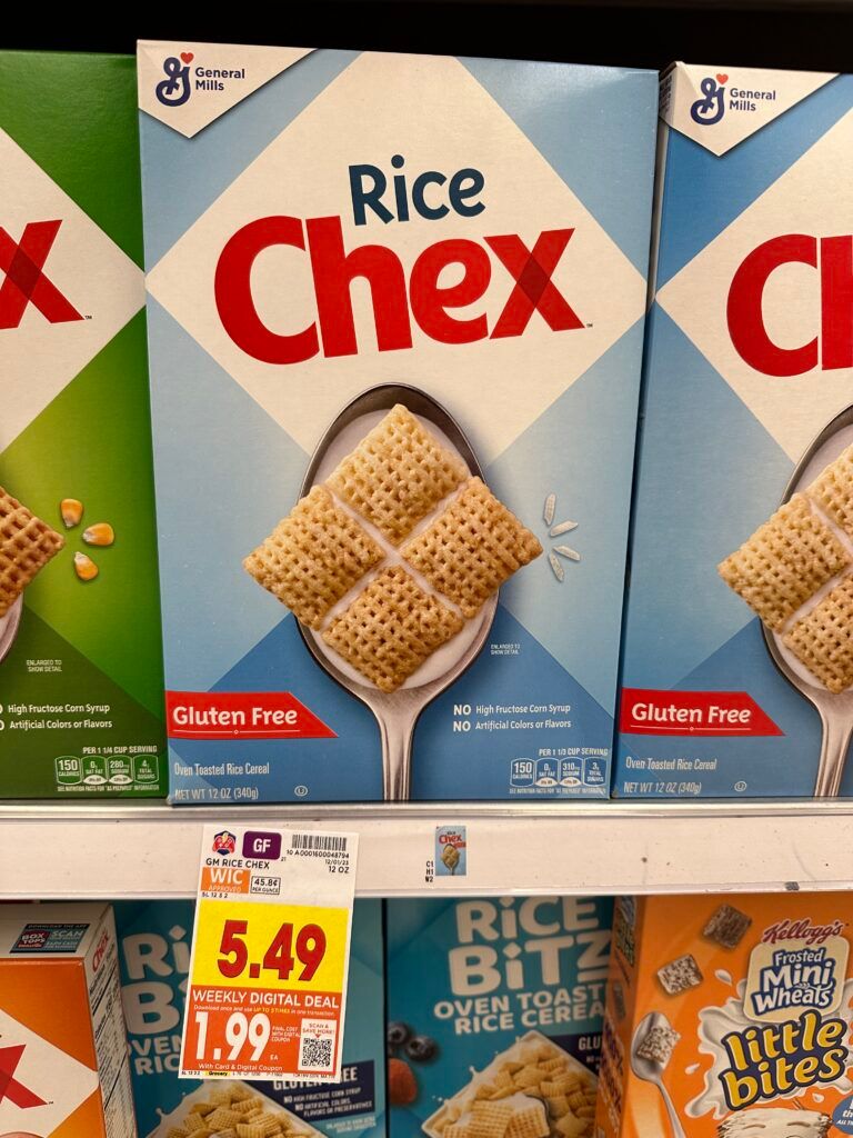 chex cereal kroger shelf image