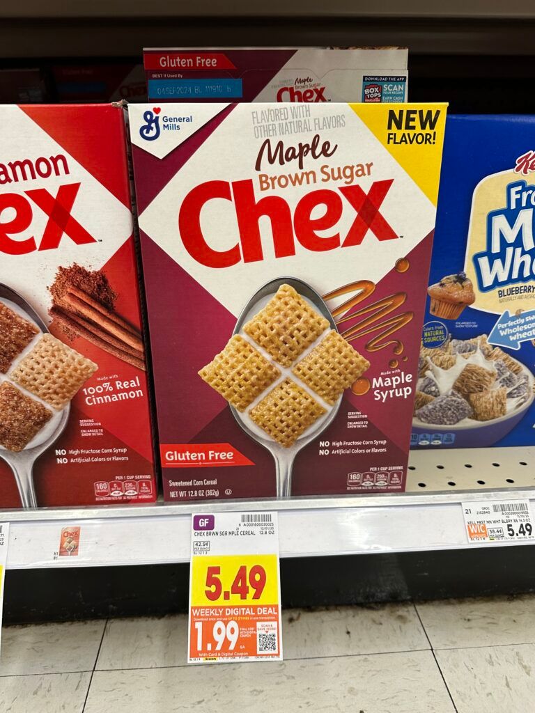 chex cereal kroger shelf image