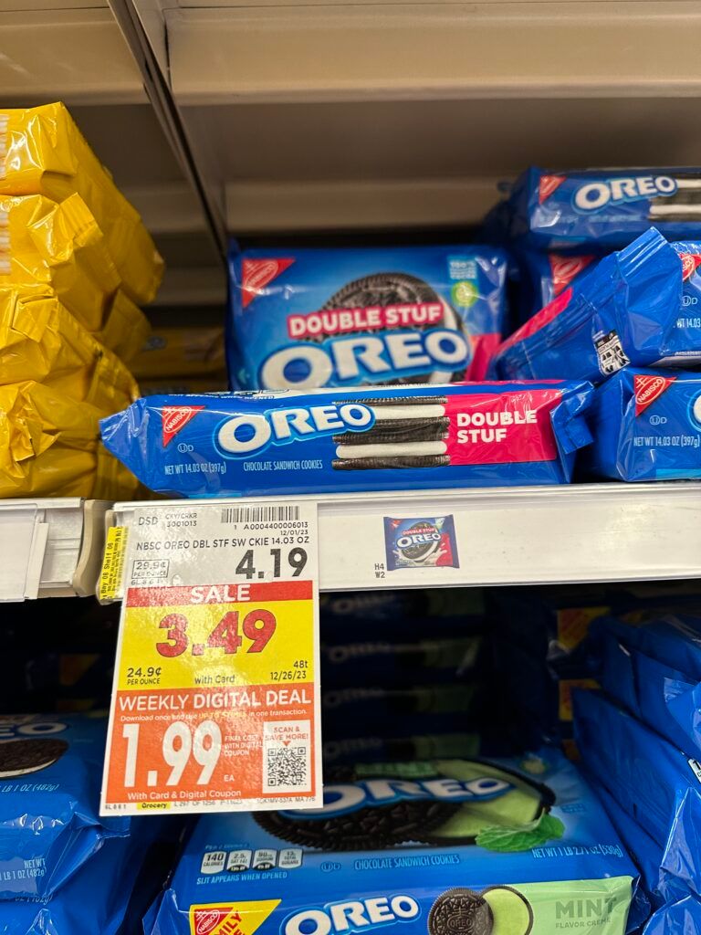 honey maid oreo kroger shelf image 