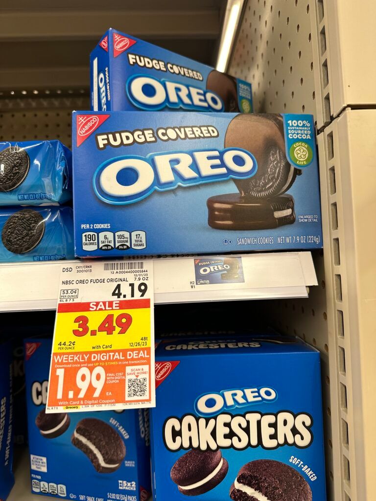 honey maid oreo kroger shelf image 