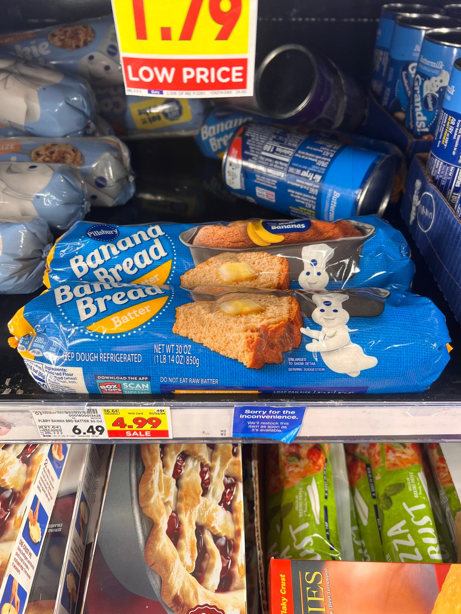 Pillsbury Bread Batter as low as 2.99! Kroger Krazy