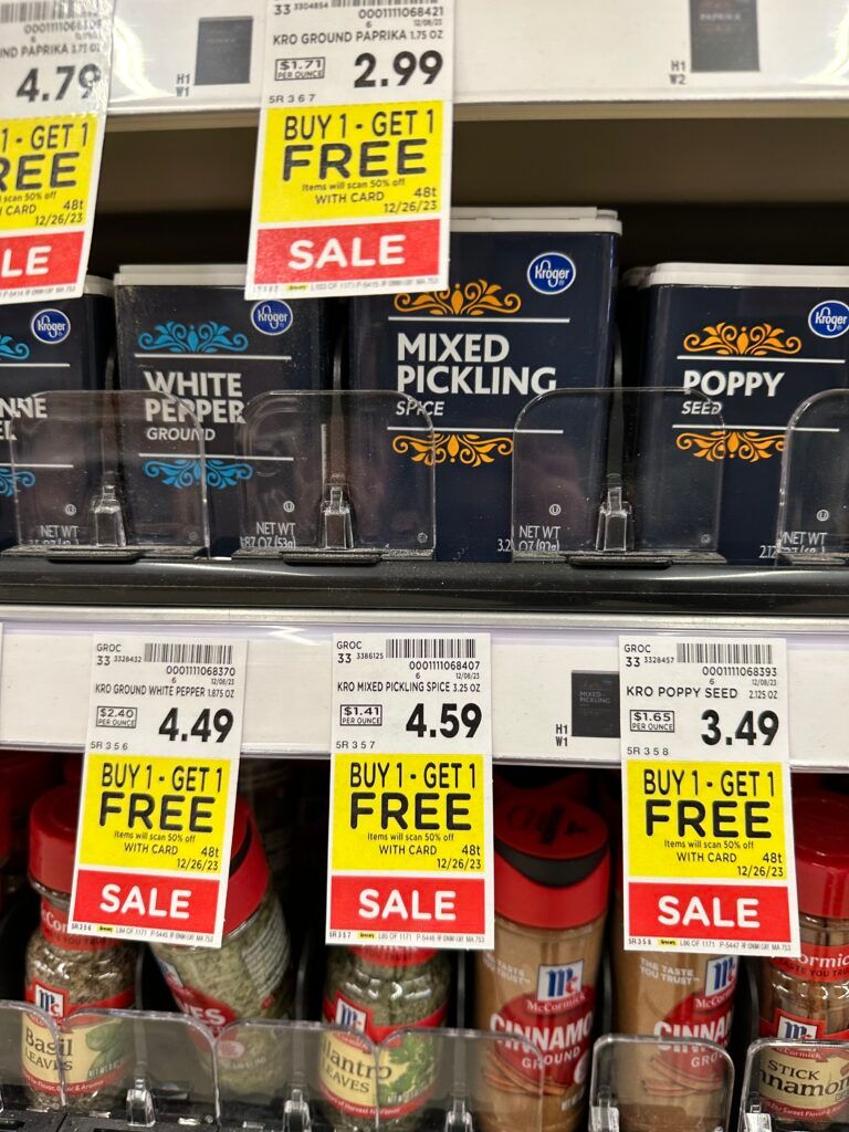 kroger spices kroger shelf image 