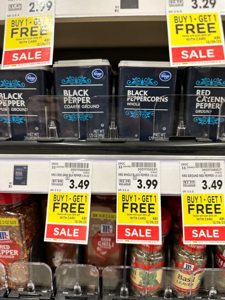 kroger spices kroger shelf image 