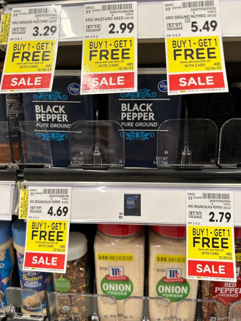 kroger spices kroger shelf image 