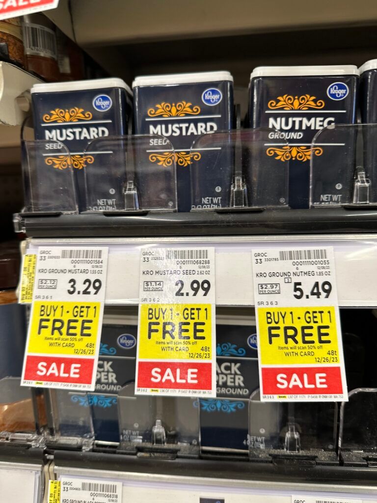 kroger spices kroger shelf image 