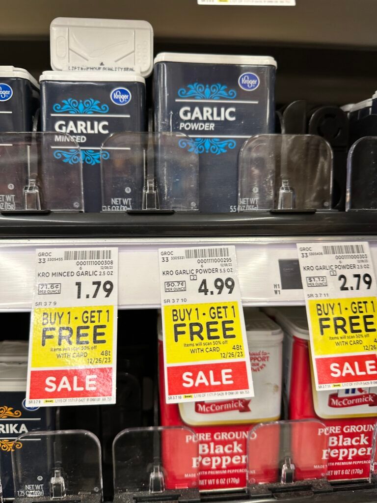 kroger spices kroger shelf image 