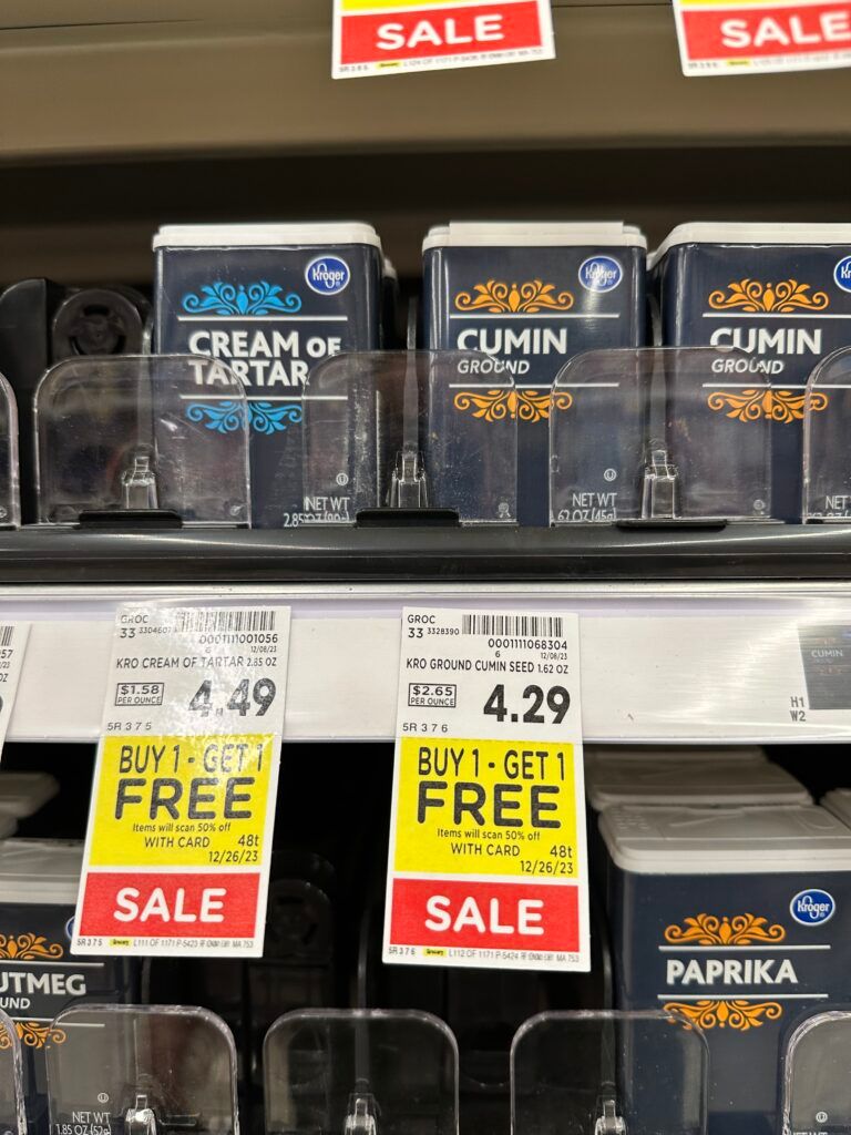 kroger spices kroger shelf image 