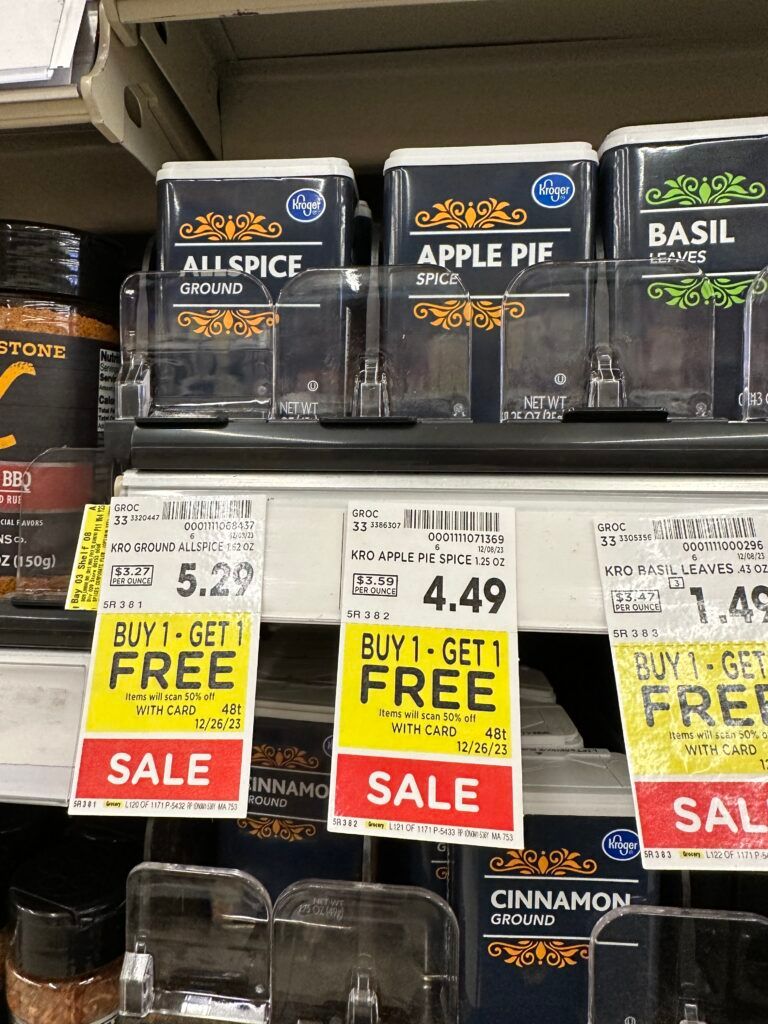 kroger spices kroger shelf image 
