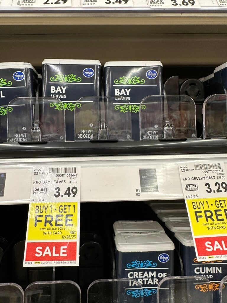 kroger spices kroger shelf image 