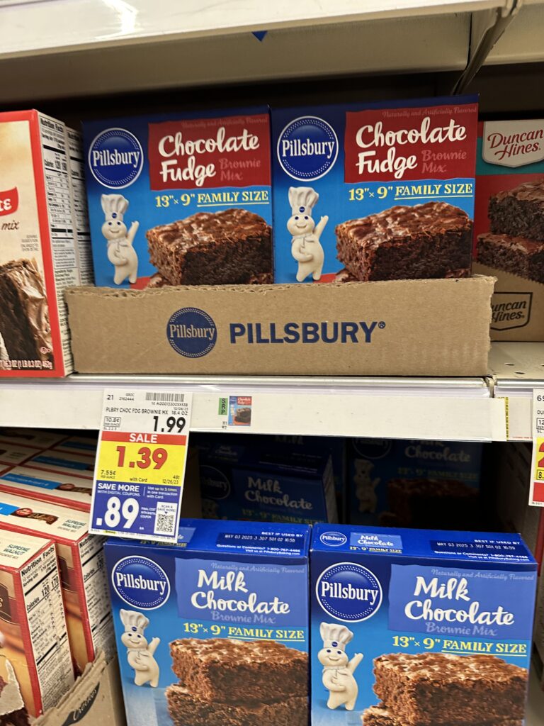 pillsbury cake an brownie mix kroger shelf image