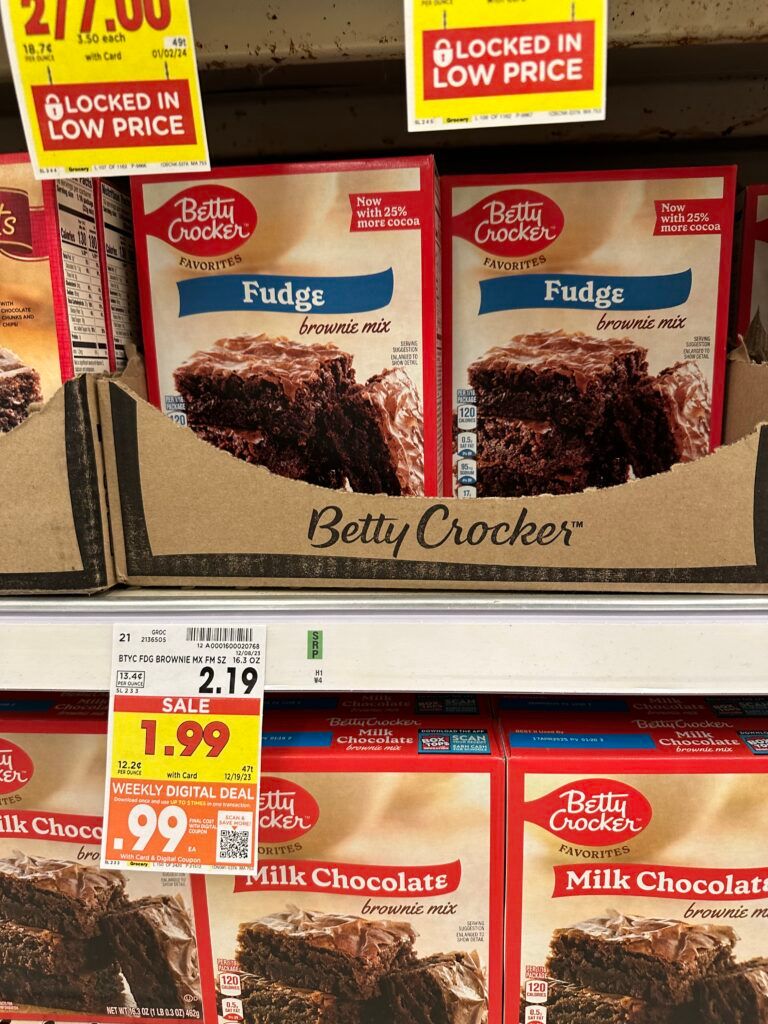 betty crocker cake mix kroger shelf image 