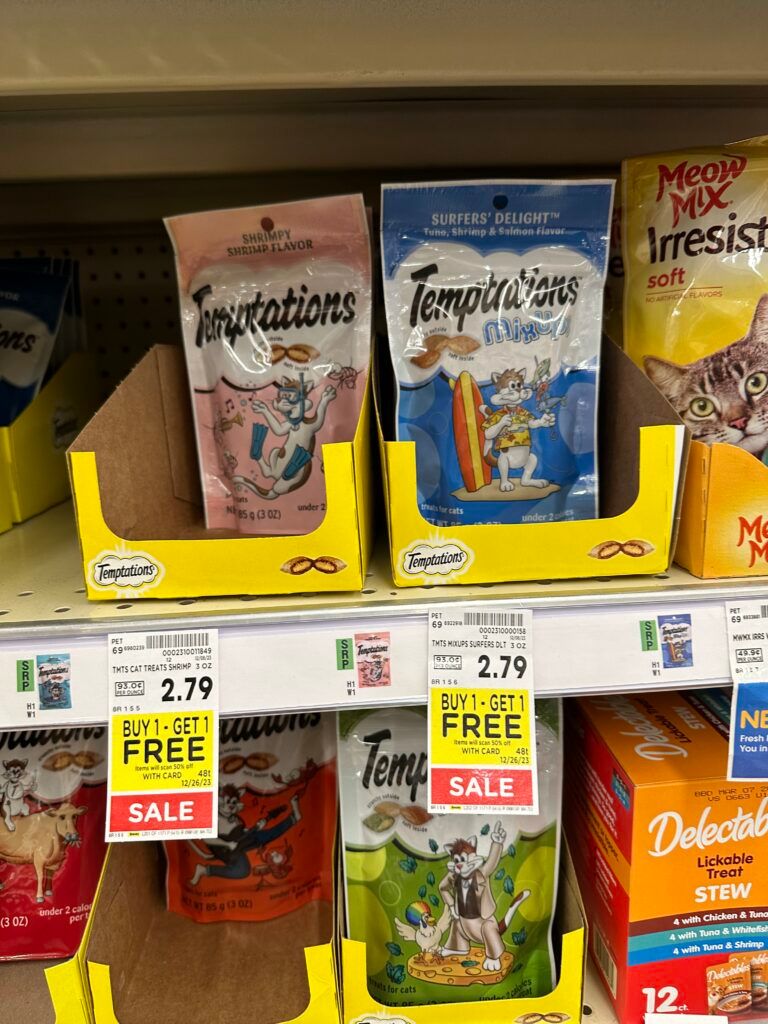 temptations kroger shelf image