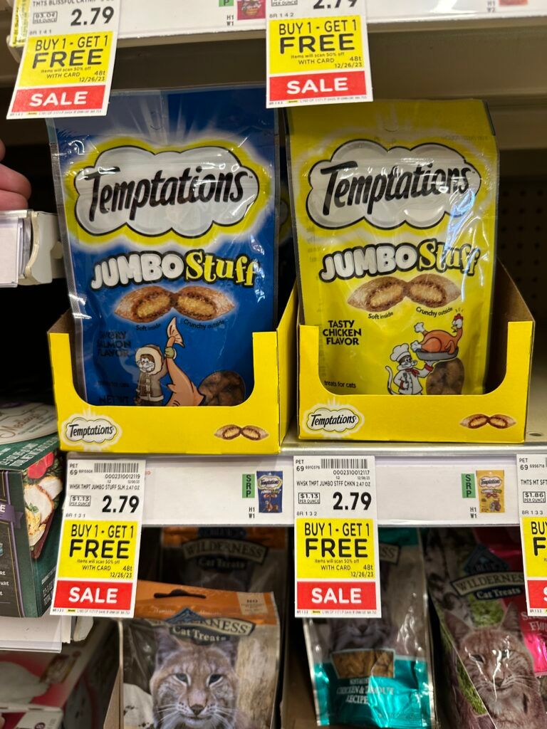 temptations kroger shelf image