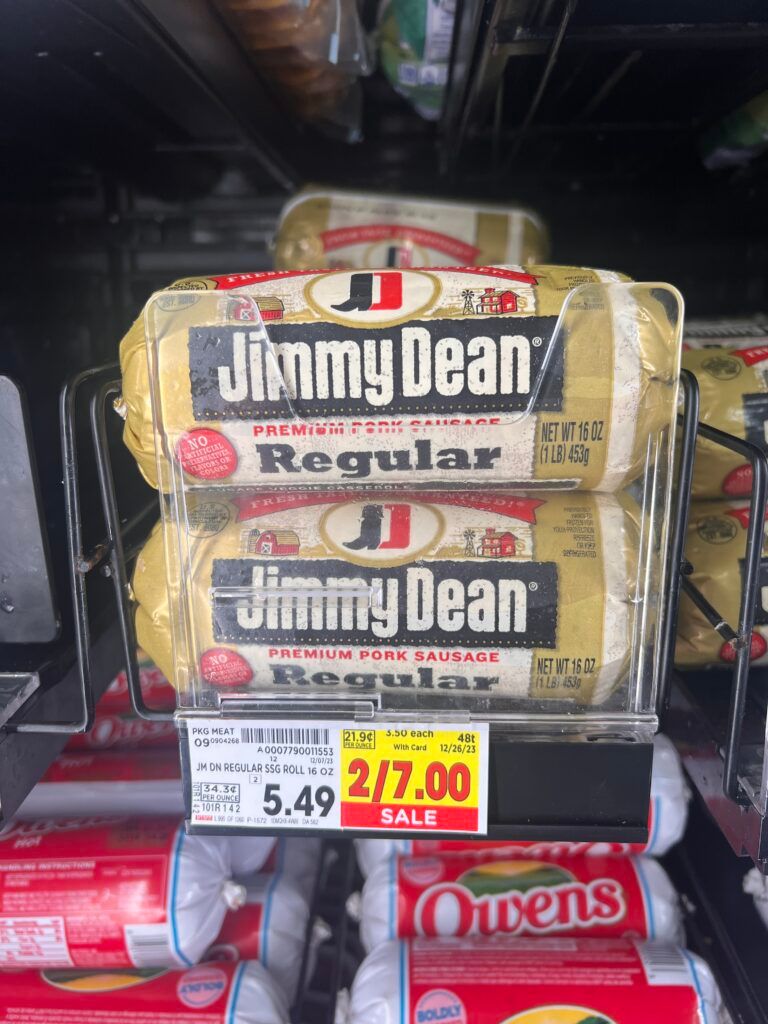 jimmy dean kroger shelf image