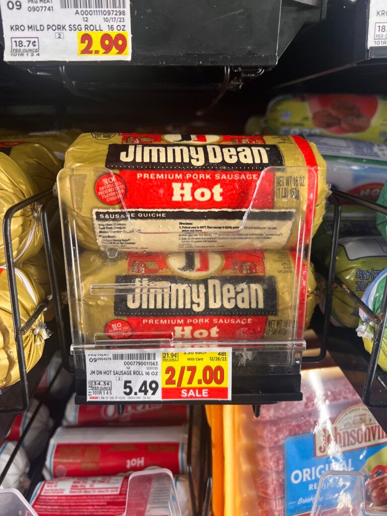 jimmy dean kroger shelf image