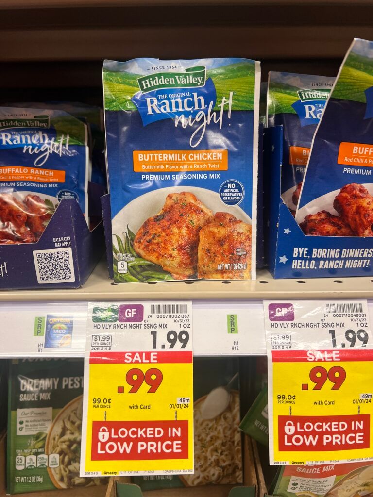 hidden valley ranch night! kroger shelf image