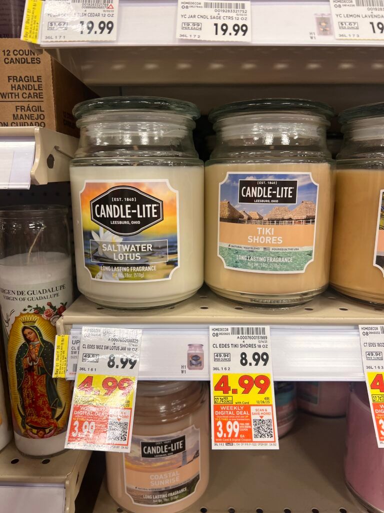 candle-lite jar kroger shelf image