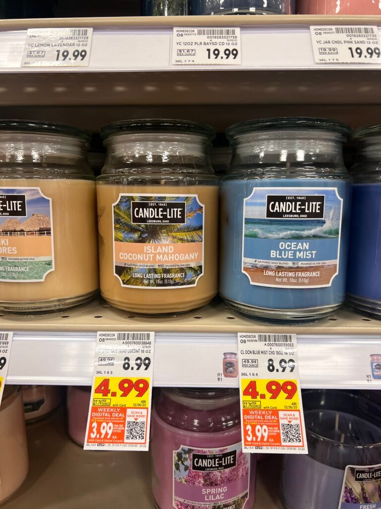 candle-lite jar kroger shelf image
