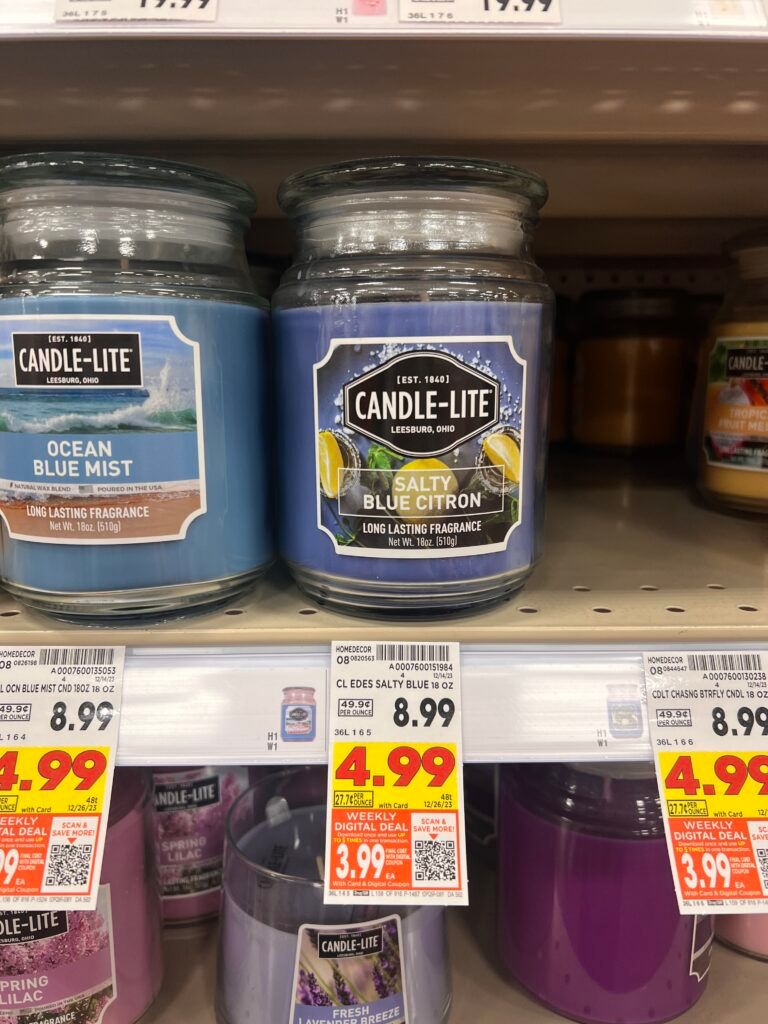 candle-lite jar kroger shelf image