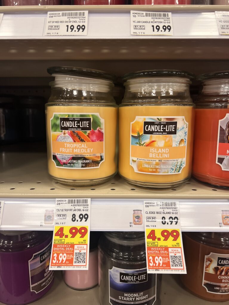 candle-lite jar kroger shelf image