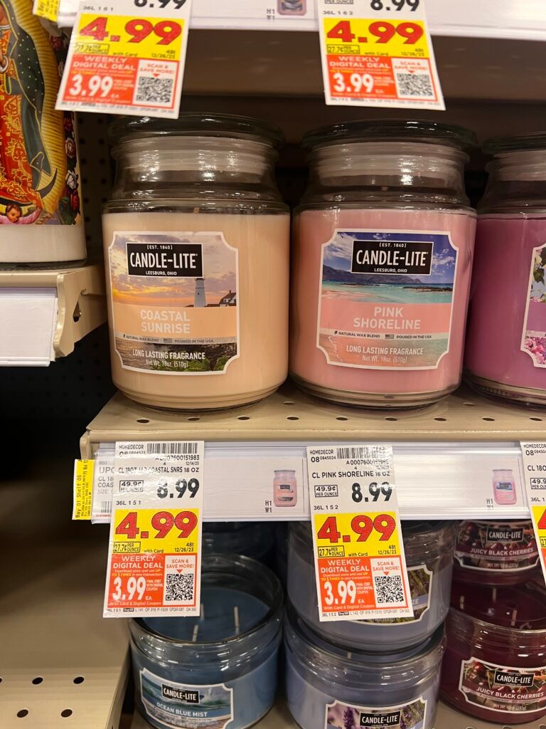 candle-lite jar kroger shelf image