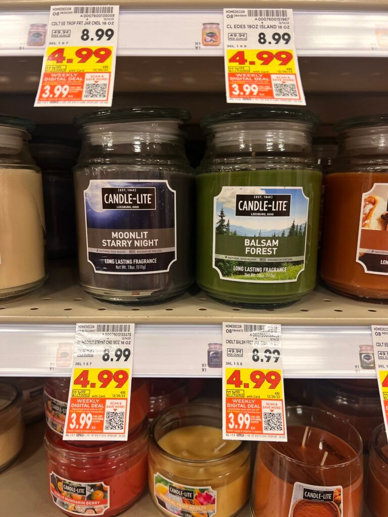 candle-lite jar kroger shelf image