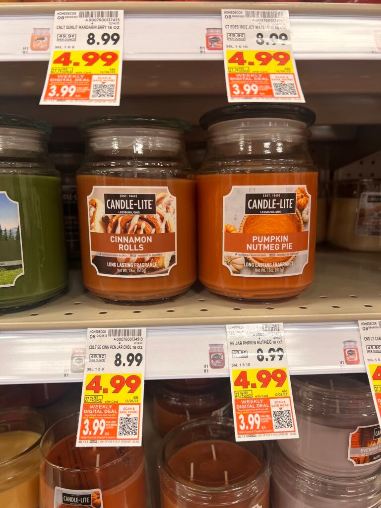 candle-lite jar kroger shelf image