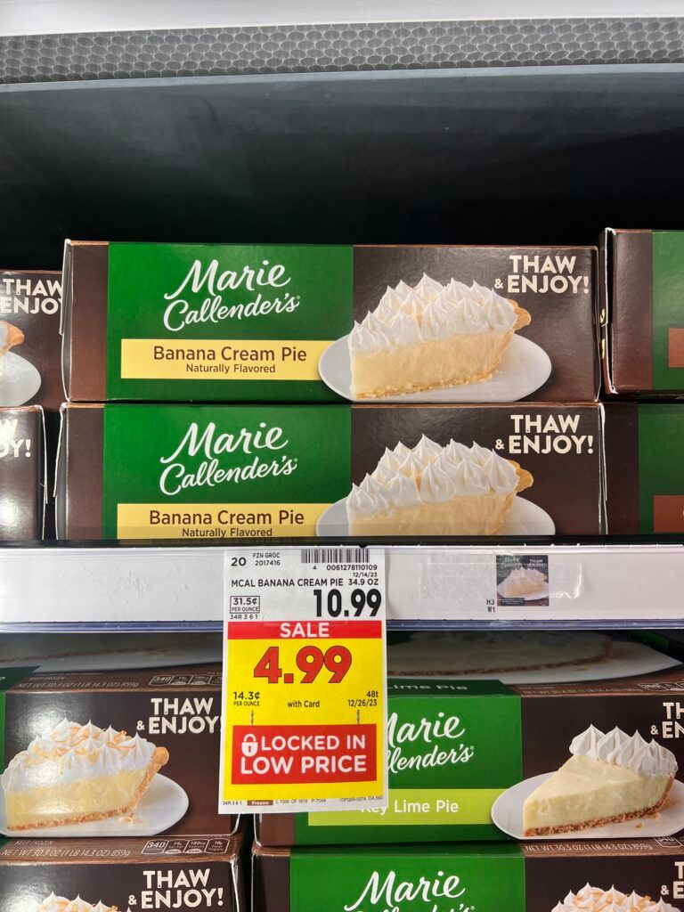 marie callenders pie kroger shelf image