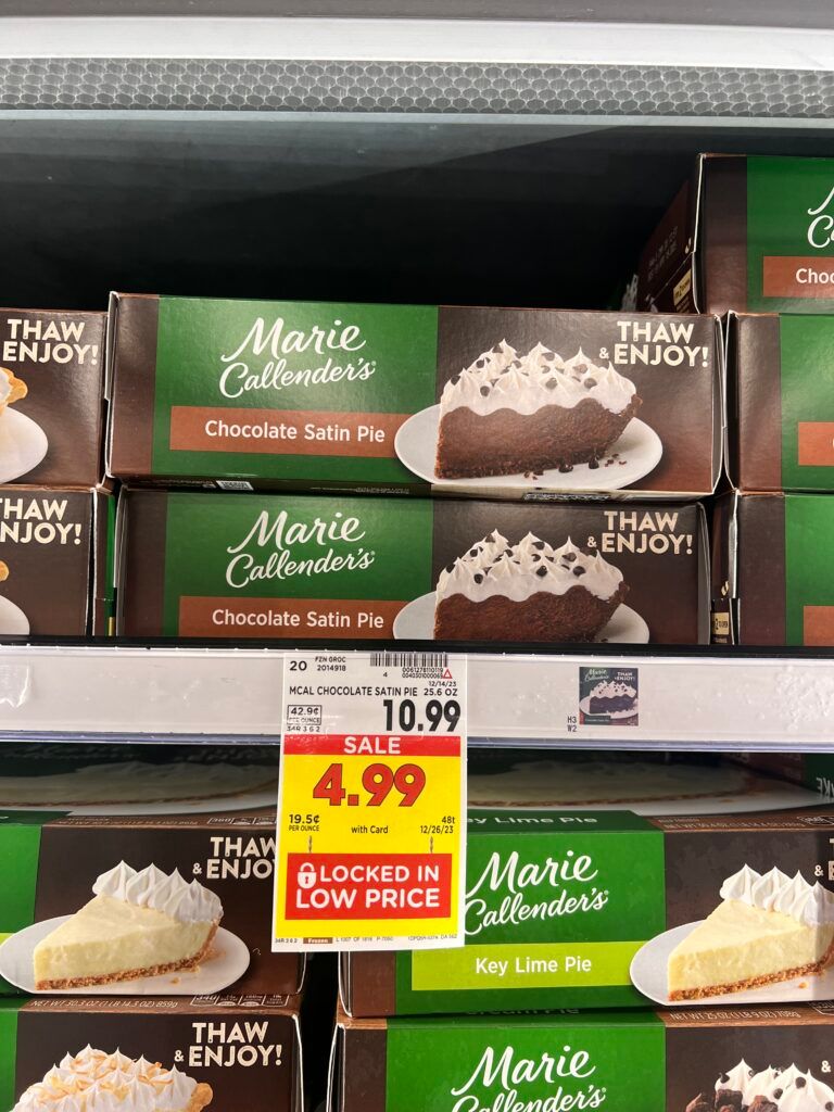 marie callenders pie kroger shelf image